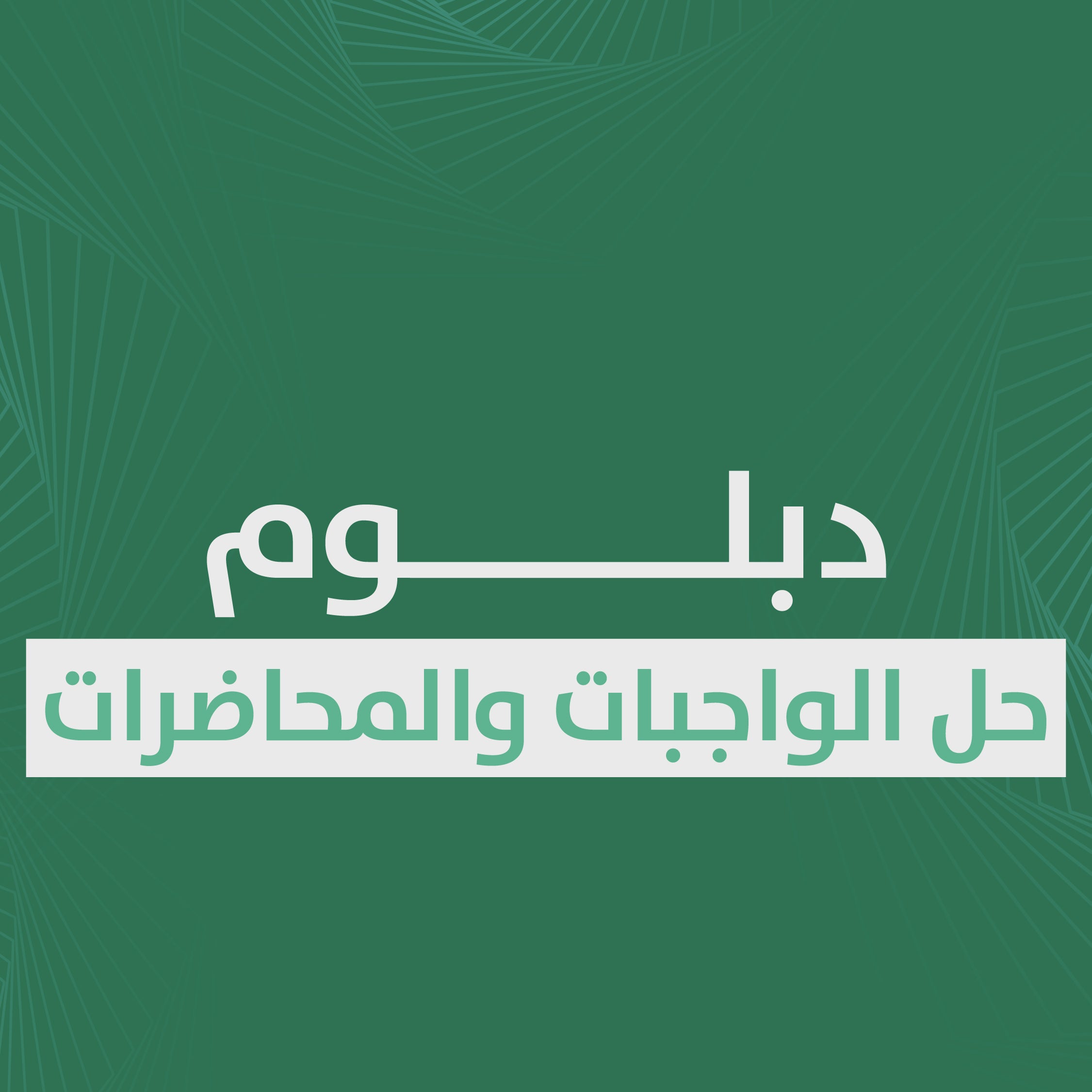 Homework and Lecture Solutions Diploma